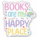 Search for my happy place stickers Reading