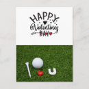 Search for golf ball postcards Red