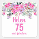Search for 75 years stickers Birthday