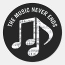 Search for black music stickers Musical