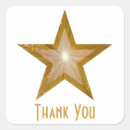 Search for square thank you stickers Gold