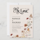 Search for finally wedding invitations Typography