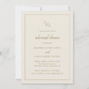 Search for cream rehearsal dinner invitations Simple