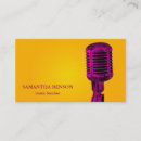 Search for microphone business cards Modern