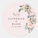 Search for blush floral wedding stickers Simple