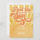 Search for boho chic 1st birthday invitations Hippie sunshine party