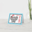 Search for elephant christmas cards Red