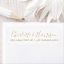 Search for gold script return address labels Calligraphy