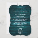 Search for rustic country teal wedding invitations Barn