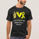 Search for sarcoma cure tshirts Yellow