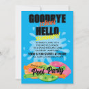 Search for end of school pool party invitations Summer