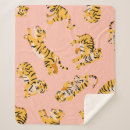 Search for pink tiger blankets Pattern