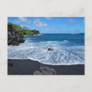 Search for black sand beach postcards Maui