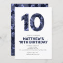 Search for ten birthday invitations Simple