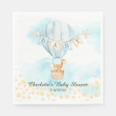 Search for hot air balloon baby shower napkins Elephant