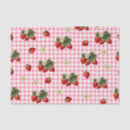 Search for red gingham tissue paper Rustic
