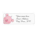 Search for funny pig return address labels Animal