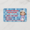 Search for cartoons business cards Janitorial