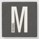 Search for monograms coasters Masculine