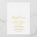 Search for foil rehearsal dinner invitations Elegant
