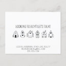 Search for real estate agent postcards Modern