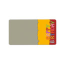 Search for teen birthday return address labels Celebration