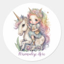 Search for fairy name stickers Unicorn