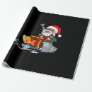 Search for christmas fishing wrapping paper Funny