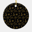 Search for gold moons christmas tree decorations Black