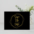 Search for geometric wedding save the dates Gold