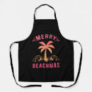 Search for beach christmas aprons Santa