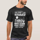 Search for hammer throw tshirts Throwing