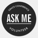 Search for volunteer stickers Ask me