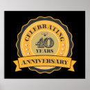 Search for anniversary party decor 40th