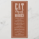 Search for drinks wedding menus Typography