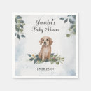 Search for golden retriever napkins Baby shower