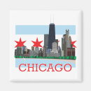 Search for chicago magnets Illustration