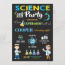 Search for mad science birthday invitations Chalkboard