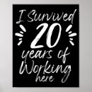 Search for 20 years employee anniversary gifts Survived