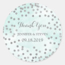 Search for blue silver wedding stickers Dots