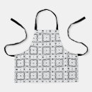 Search for black and silver aprons Pattern