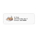 Search for pembroke corgi return address labels Cartoon