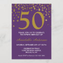 Search for retro birthday invitations Gold