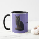 Search for purple cat mugs Black