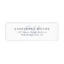 Search for light blue return address labels Chic