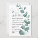 Search for greenery invitations Green and white