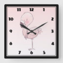 Search for flamingo clocks Pink