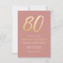 Search for dusty pink birthday invitations Gold