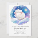 Search for lamb baby boy shower invitations Whimsical