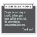 Search for risk stickers Warning